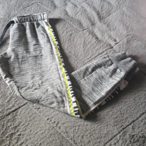 PINK Victoria's Secret Gray Joggers with Neon Accents - Picture 2 of 5